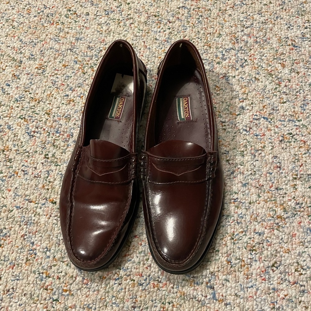 Oakton loafers Oxford leather